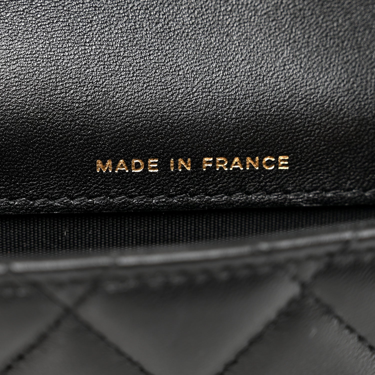 Chanel Lambskin Quilted Top Handle Flap Coin Purse With Chain Black 6 of 7