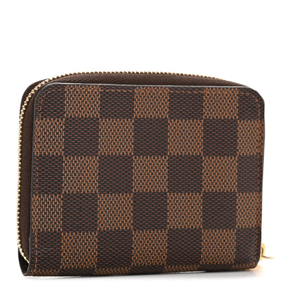 Louis Vuitton Damier Ebene Zippy Coin Purse 3 of 9