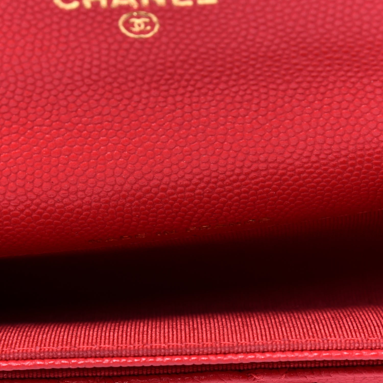 Chanel Caviar Quilted Flap Card Holder Wallet Red 5 of 18