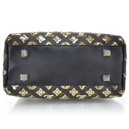 Louis Vuitton Monogram Sequins Eclipse Speedy 28 Gold 5 of 9