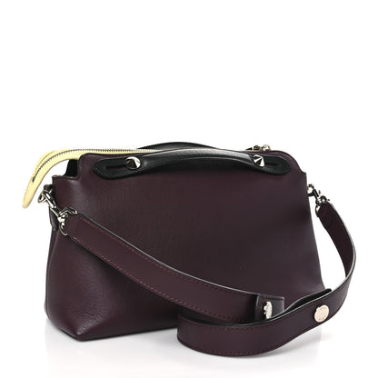 Fendi Vitello Dolce 4 Color Medium By The Way Boston Bag Bordeaux Grano Multicolor 3 of 10