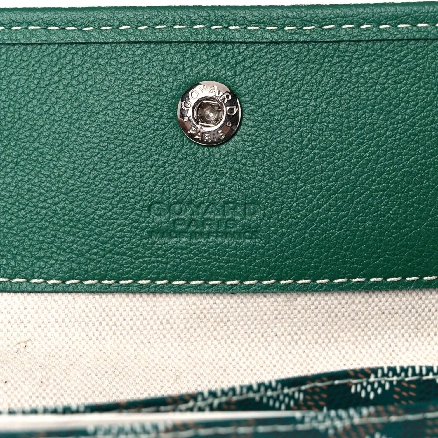Goyard Goyardine Saint Louis GM Green 6 of 9