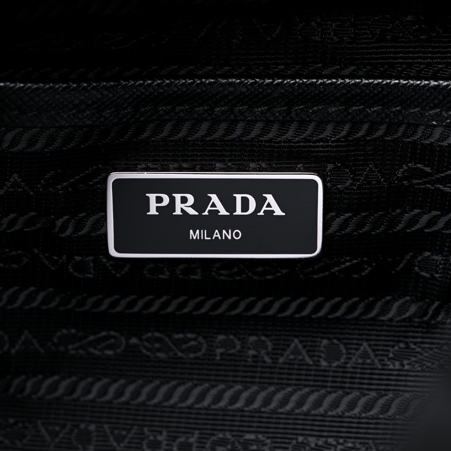 Prada Re-Nylon Saffiano Medium Backpack Black 7 of 9