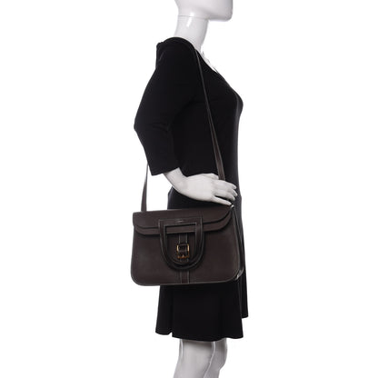 Hermes Barenia Faubourg Halzan 31 Ebene Cacao 2 of 10