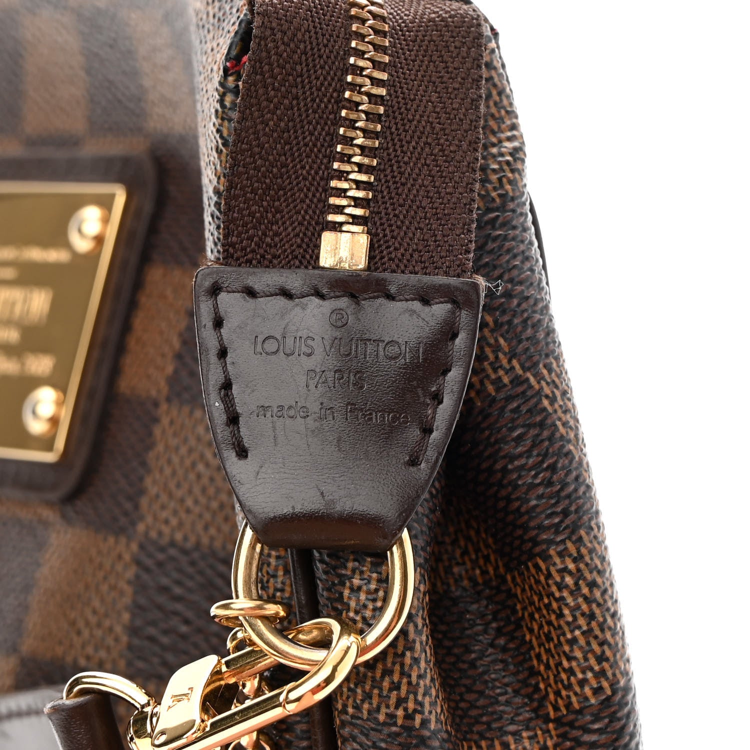 Louis Vuitton Damier Ebene Eva Clutch 6 of 13