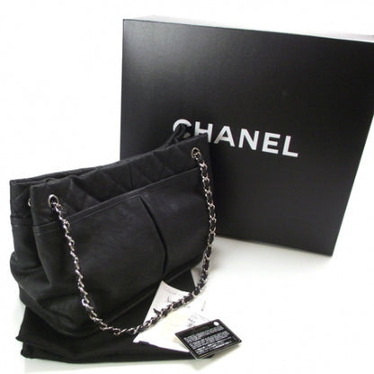 Chanel Leather Natural Beauty Tote Black 3 of 11