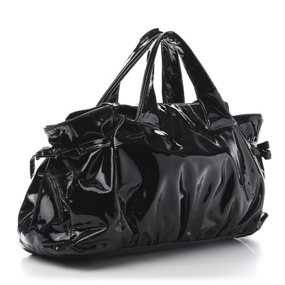 Gucci Patent Medium Hysteria Top Handle Bag Black 3 of 11