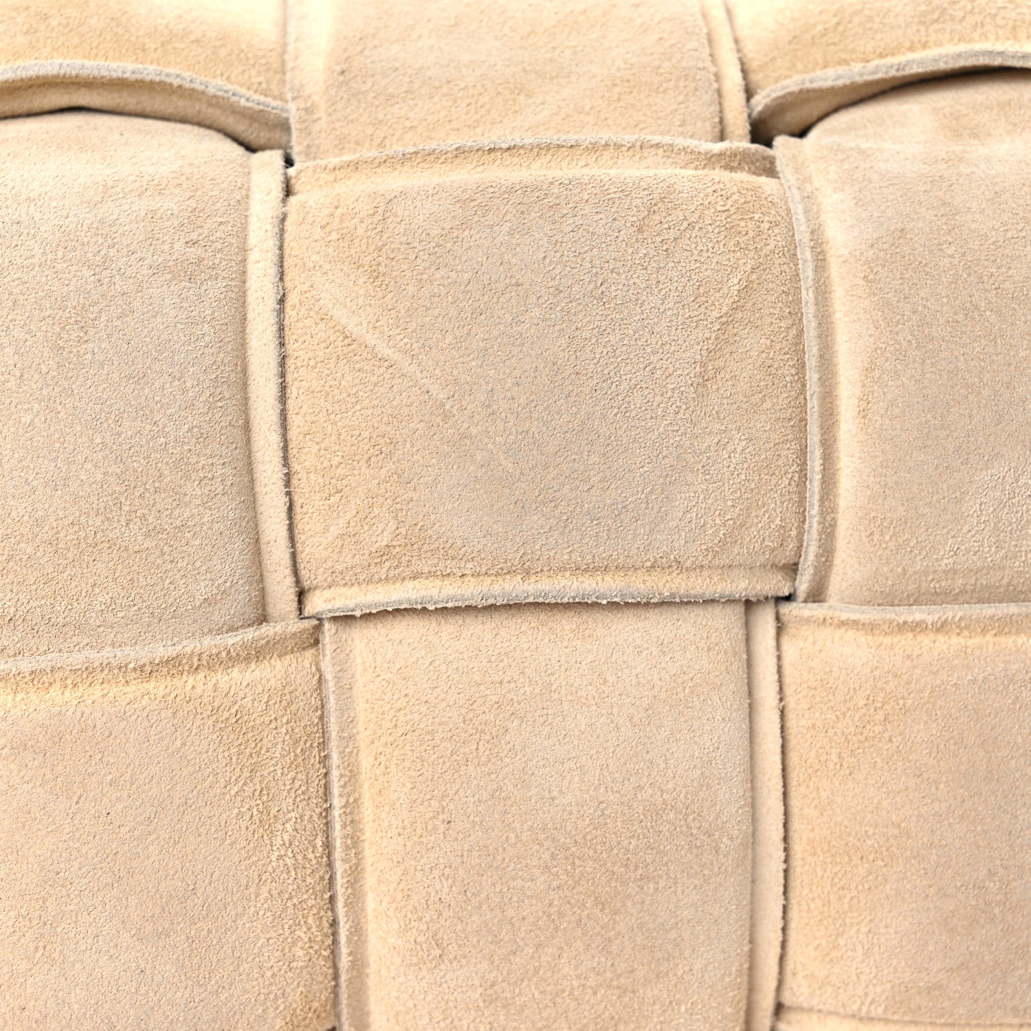 Bottega Veneta Suede Calfskin Maxi Intrecciato Padded Cassette Crossbody Bag Sand 15 of 15
