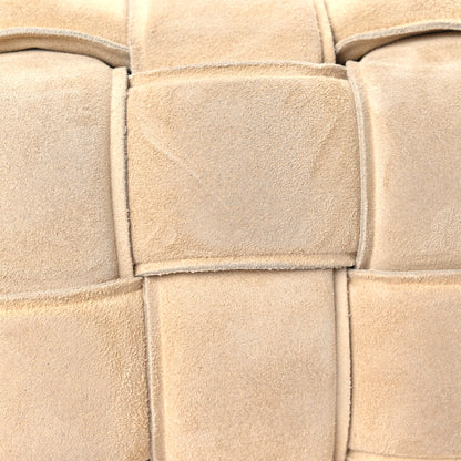 Bottega Veneta Suede Calfskin Maxi Intrecciato Padded Cassette Crossbody Bag Sand 15 of 15