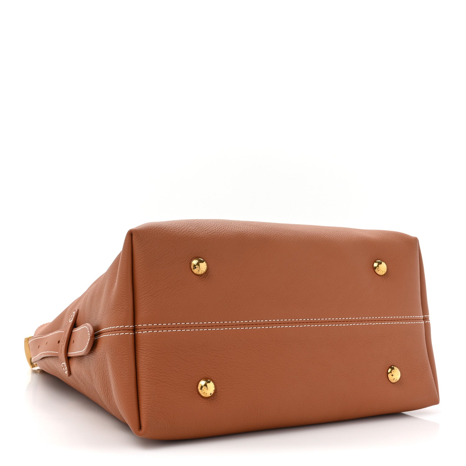 Louis Vuitton LOUIS VUITTON Grained Calfskin Low Key Hobo MM Cognac 5 of 11
