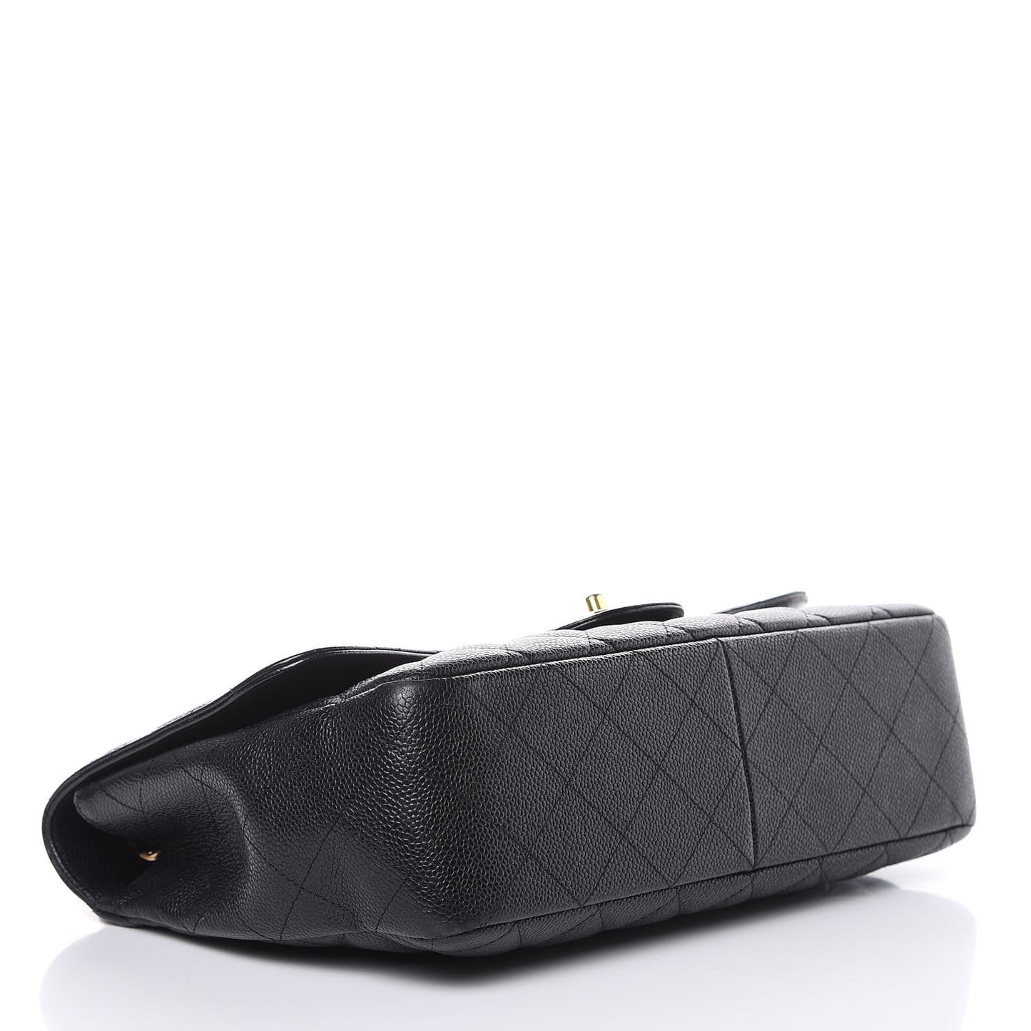 Caviar Quilted Jumbo Single Flap Black