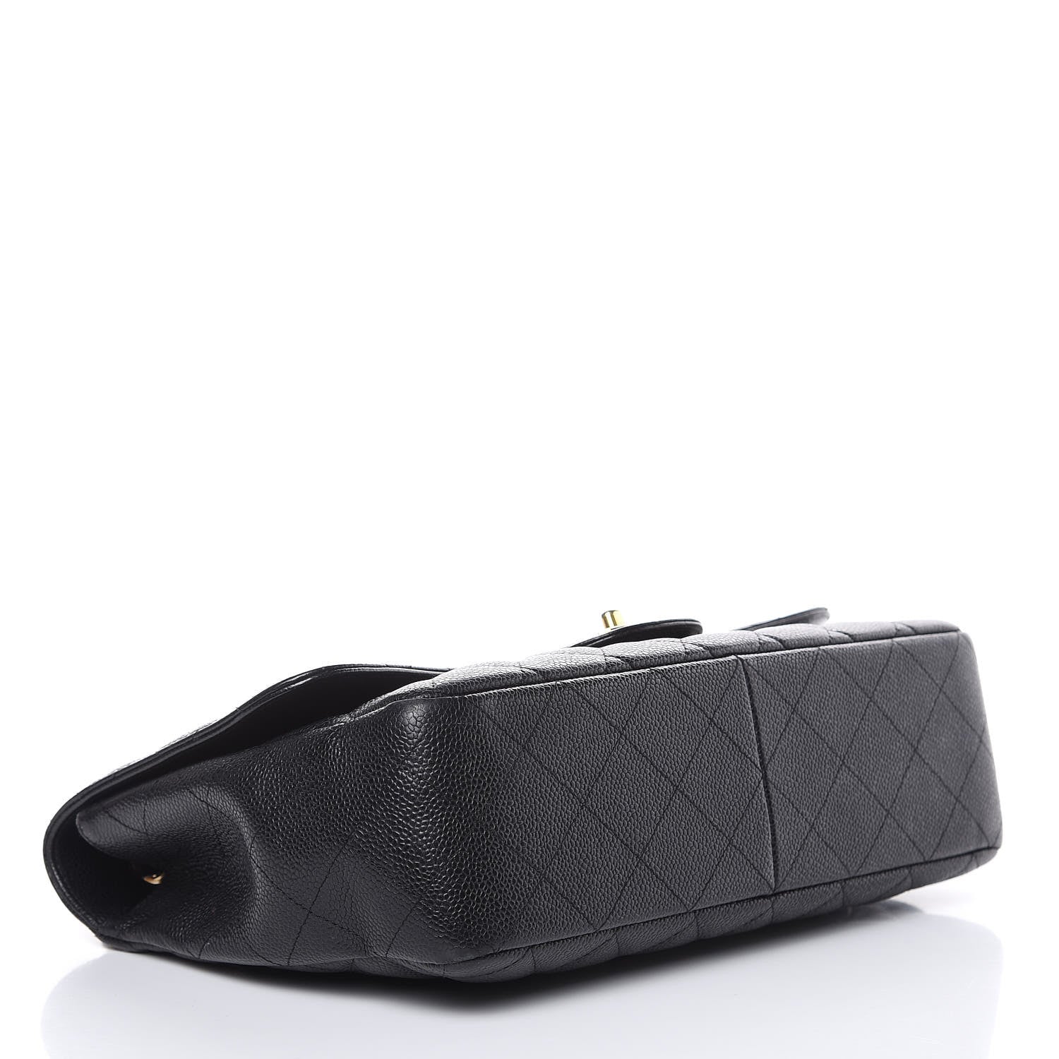 Chanel Caviar Quilted Jumbo Single Flap Black 4 of 17