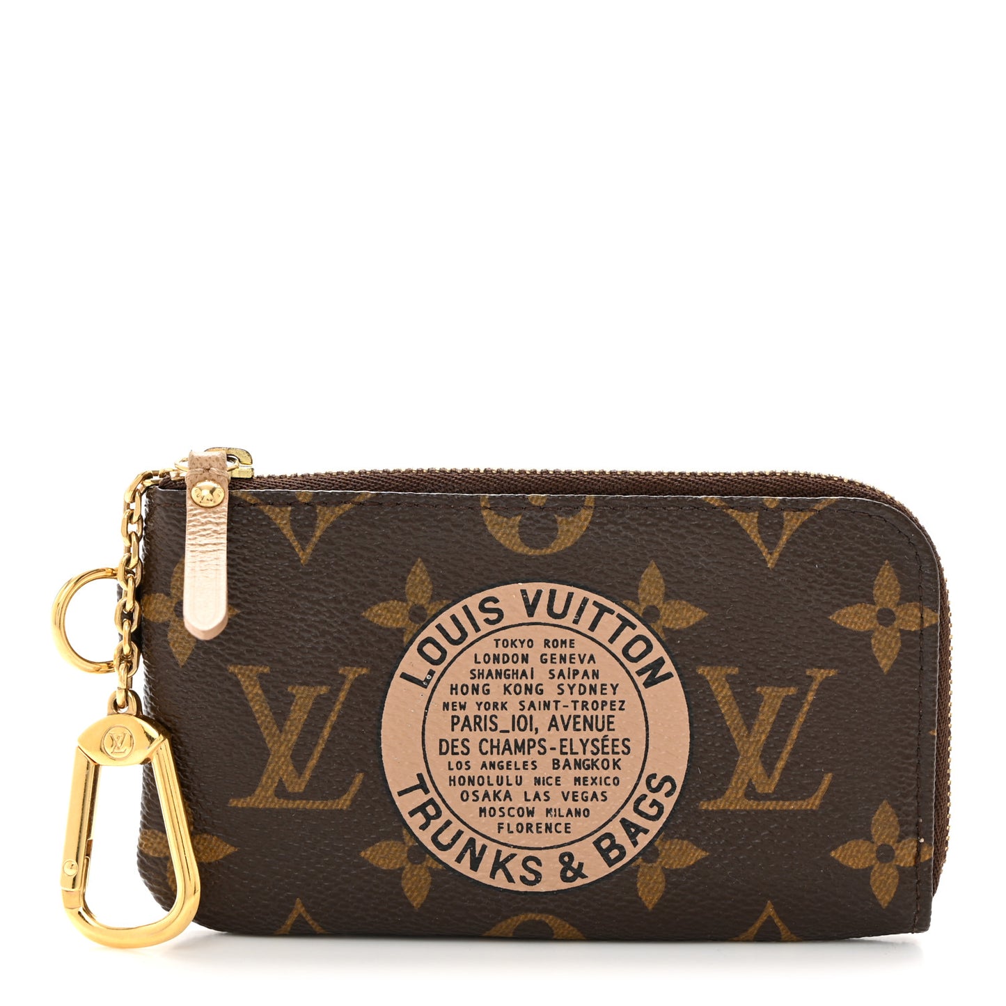 Monogram Complice Trunks and Bags Key Pouch Beige