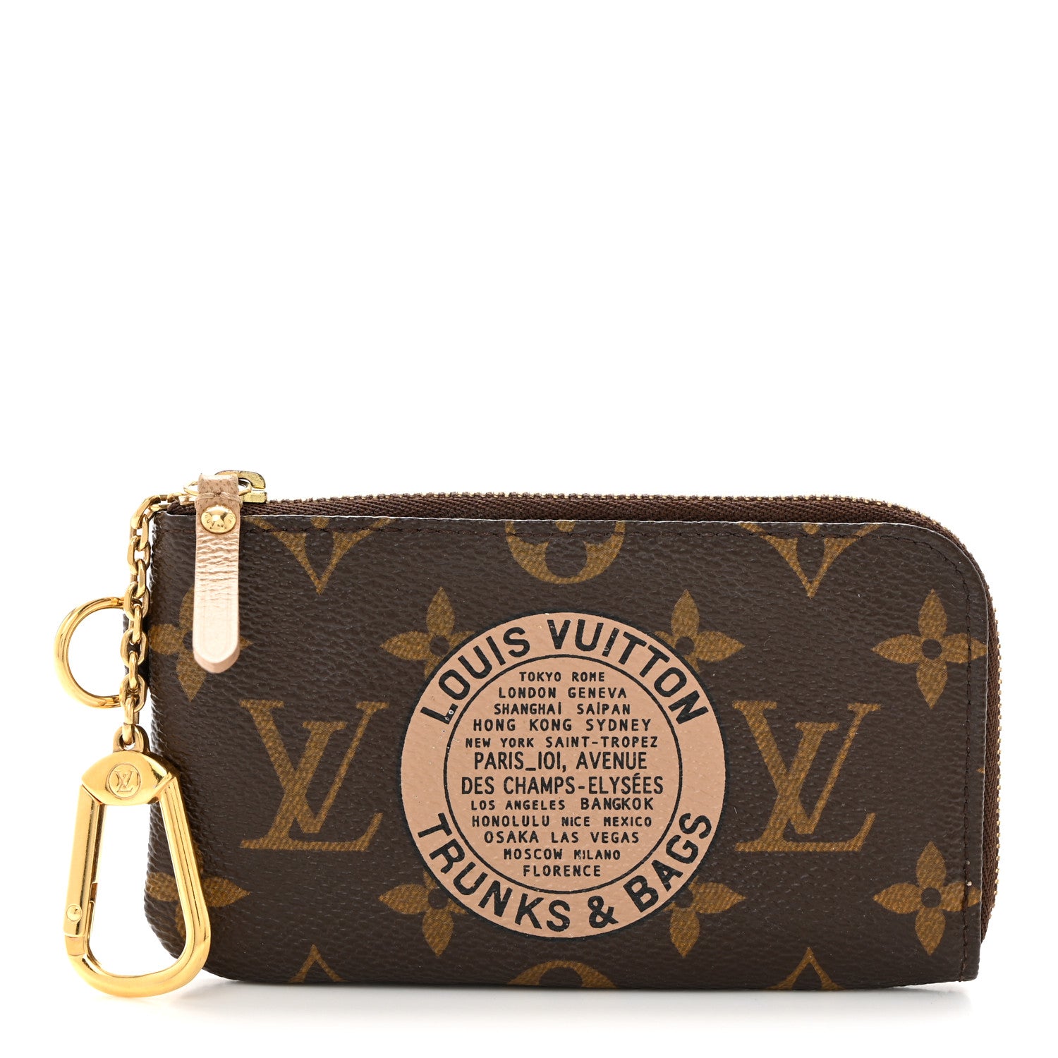 Louis Vuitton Monogram Complice Trunks and Bags Key Pouch Beige 1 of 7