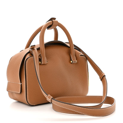Delvaux Taurillon Soft Mini Cool Box Satchel Vegetal Ivory 3 of 12