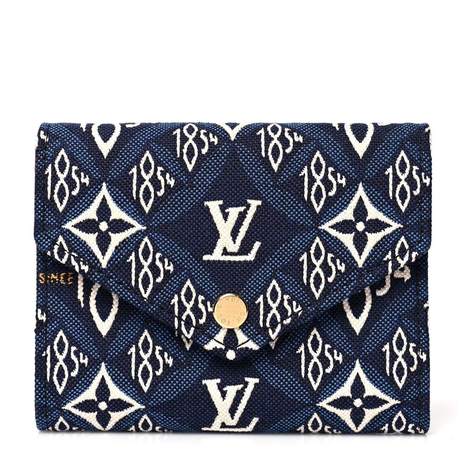 Louis Vuitton Jacquard Since 1854 Victorine Wallet Blue 1 of 7