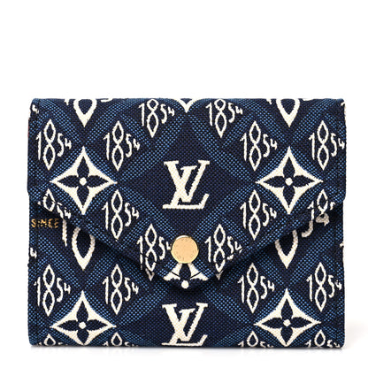 Louis Vuitton Jacquard Since 1854 Victorine Wallet Blue 1 of 7