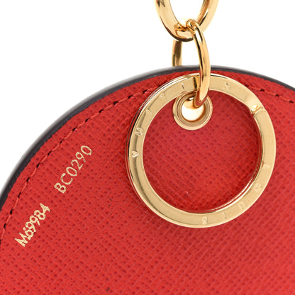Louis Vuitton Monogram 2020 Christmas Animation Bumper Cars Bag Charm Key Ring Coquelicot 4 of 5