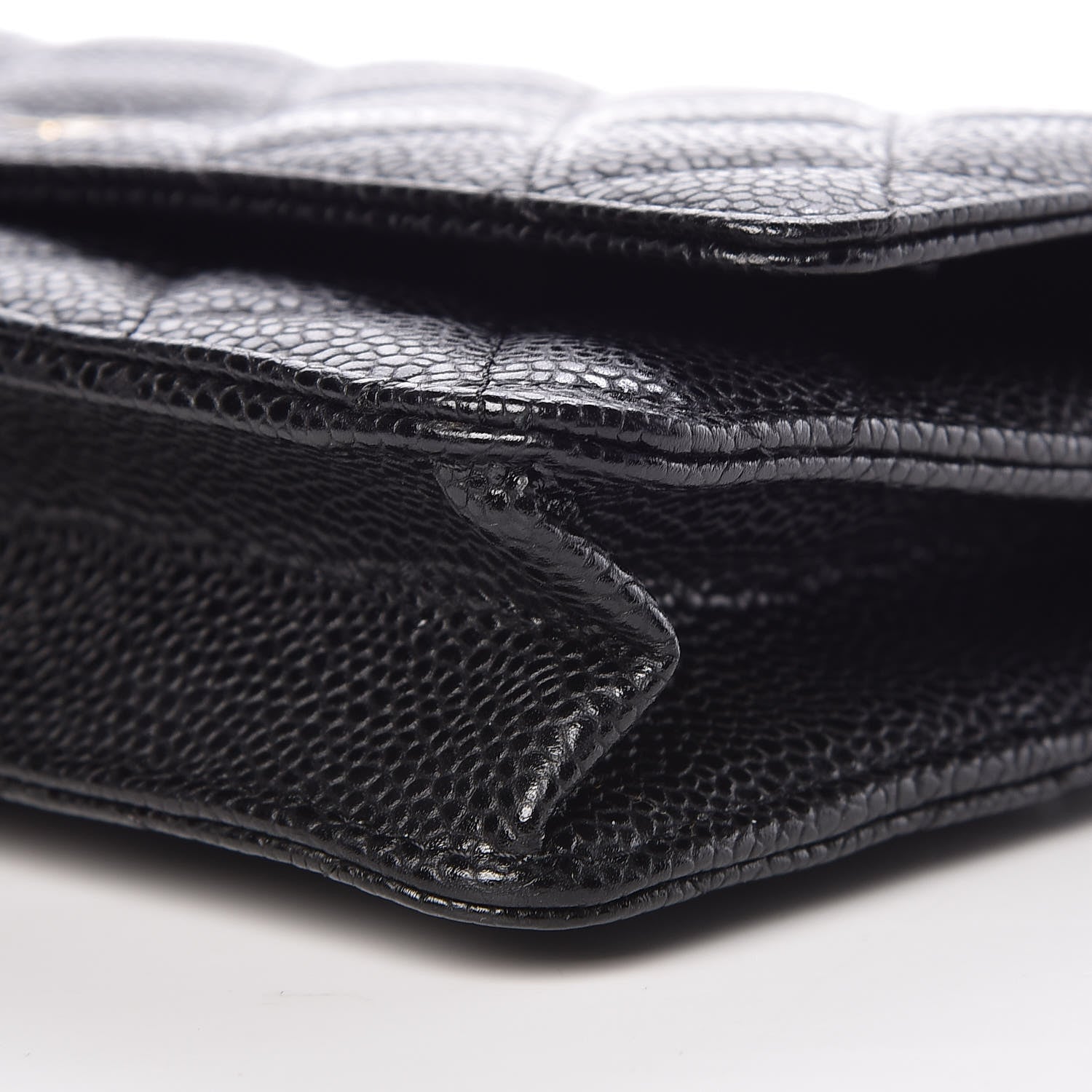 Chanel Caviar Quilted Wallet On Chain WOC Black 10 of 11