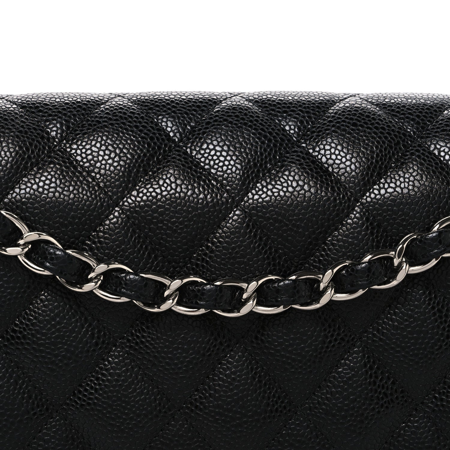 Chanel Caviar Quilted Jumbo Double Flap Black 8 of 11