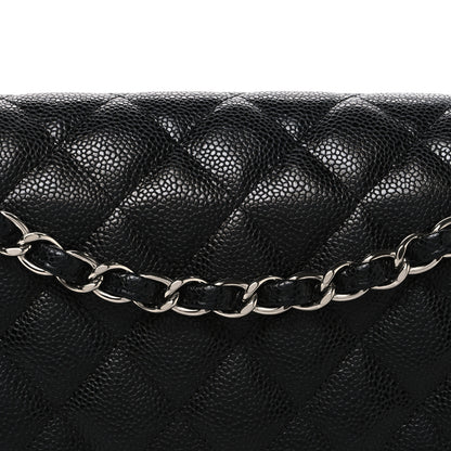 Chanel Caviar Quilted Jumbo Double Flap Black 8 of 11