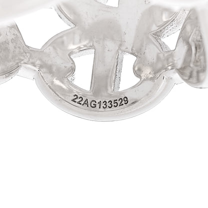 Hermes Sterling Silver GM Chaine d'Ancre Enchainee Band Ring 54 7 5 of 7