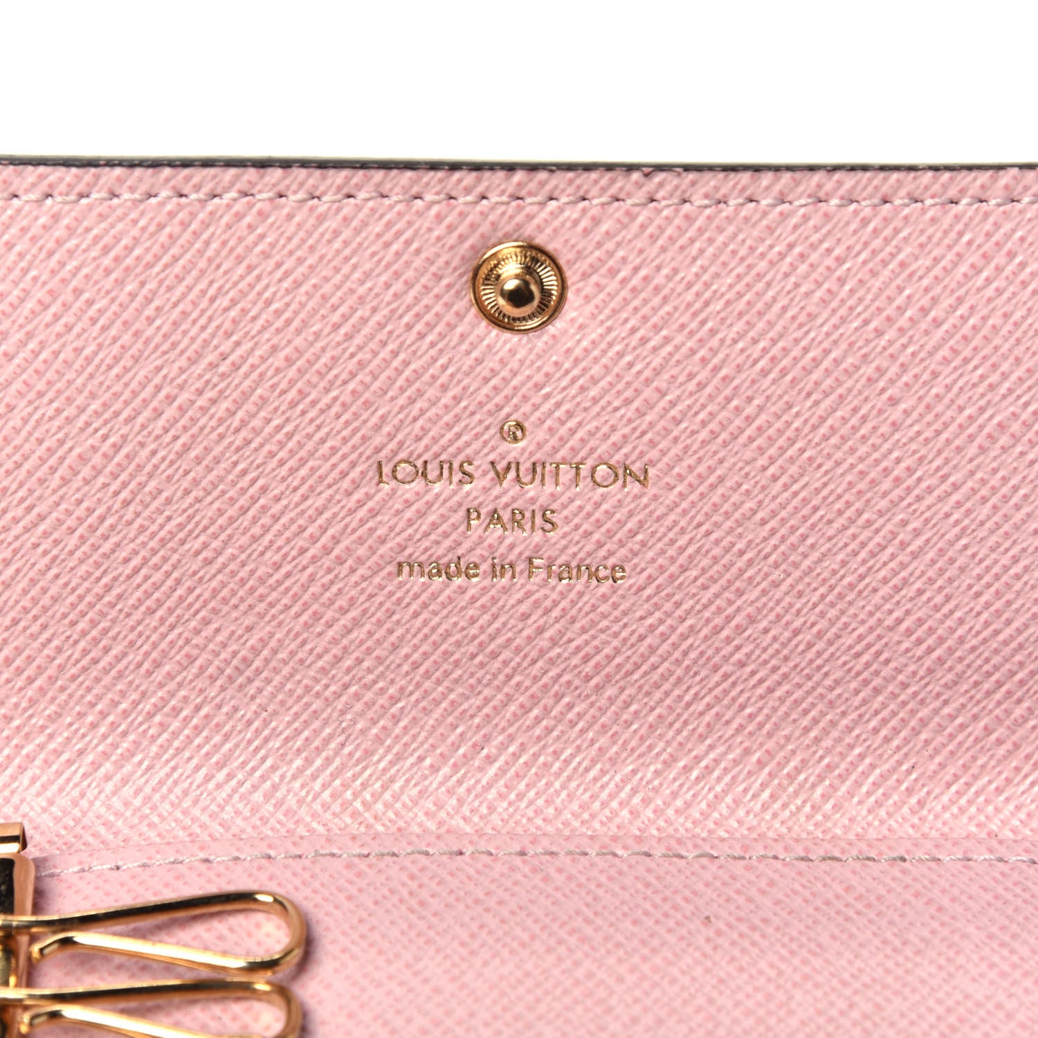 Louis Vuitton Damier Ebene Multicles 6 Key Holder Rose Ballerine 6 of 8