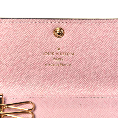 Louis Vuitton Damier Ebene Multicles 6 Key Holder Rose Ballerine 6 of 8