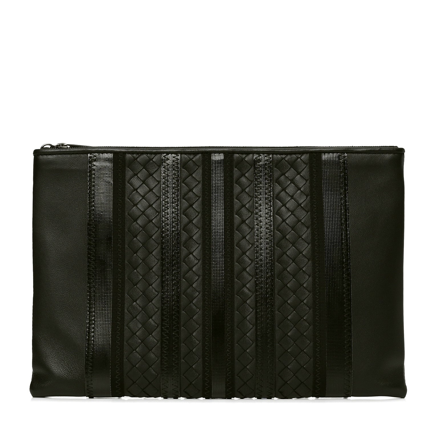 Bottega Veneta Nappa Intrecciato Zip Pouch Black 1 of 4