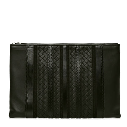 Bottega Veneta Nappa Intrecciato Zip Pouch Black 1 of 4