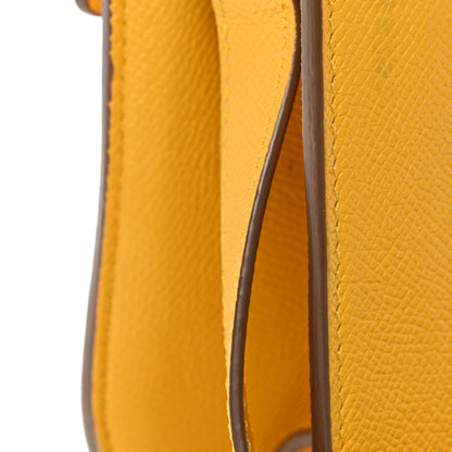 Tom Ford Grained Calfskin Mini T Clasp Tara Crossbody Bag Yellow 10 of 11