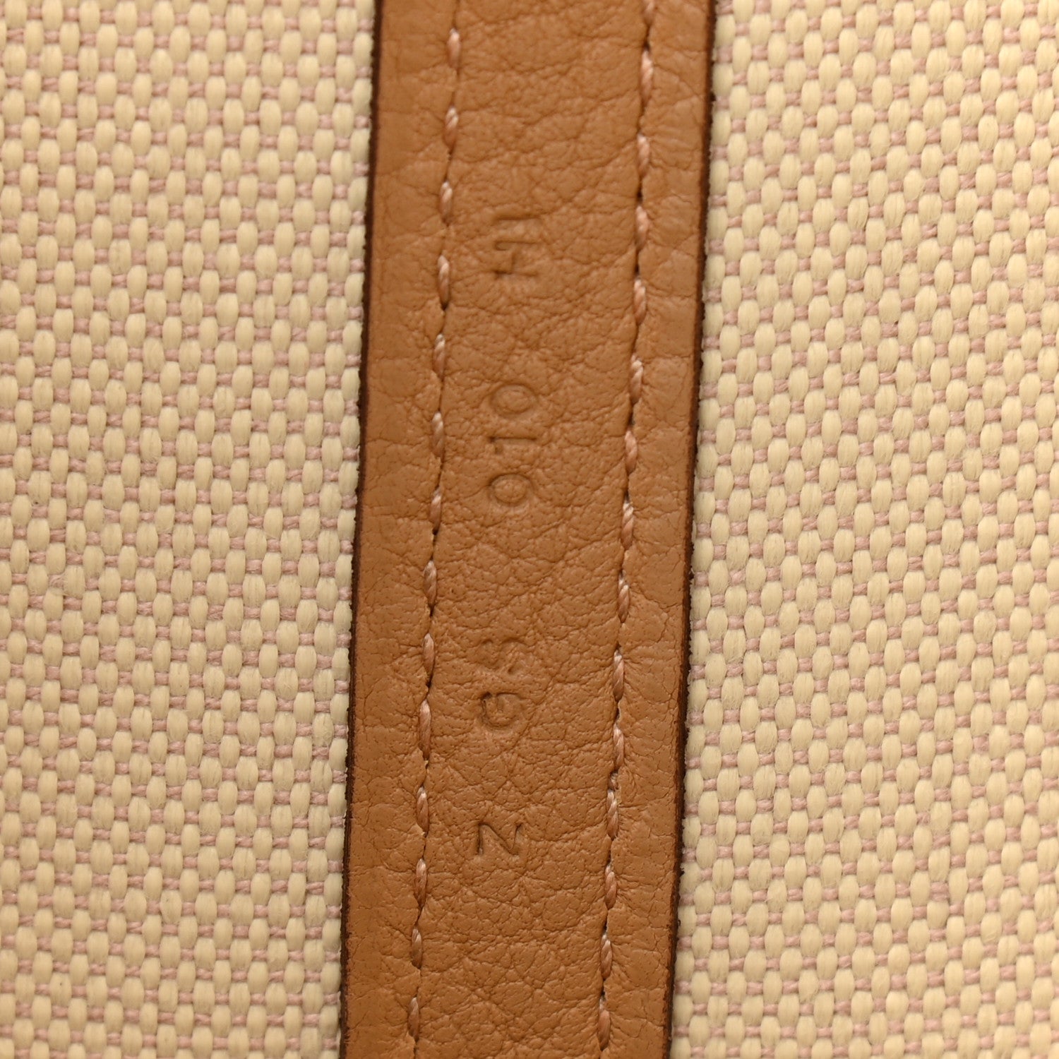 Hermes Toile Militaire Vache Country Garden Party 30 TPM Tote Beton Biscuit 8 of 10