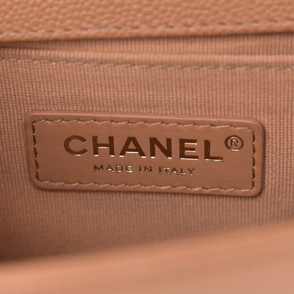 Chanel Caviar Quilted Small Boy Flap Brown 6 of 11