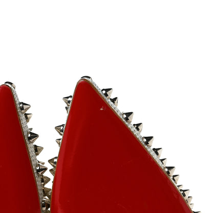 Christian Louboutin Glitter Diams Follies Spikes 100 Pumps 36 Colombe 8 of 9