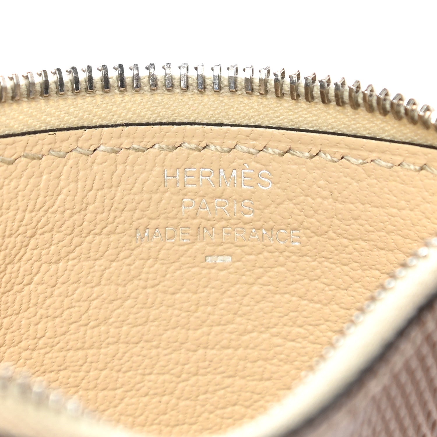 Hermes Lizard Constance Slim Wallet Ficelle 9 of 11