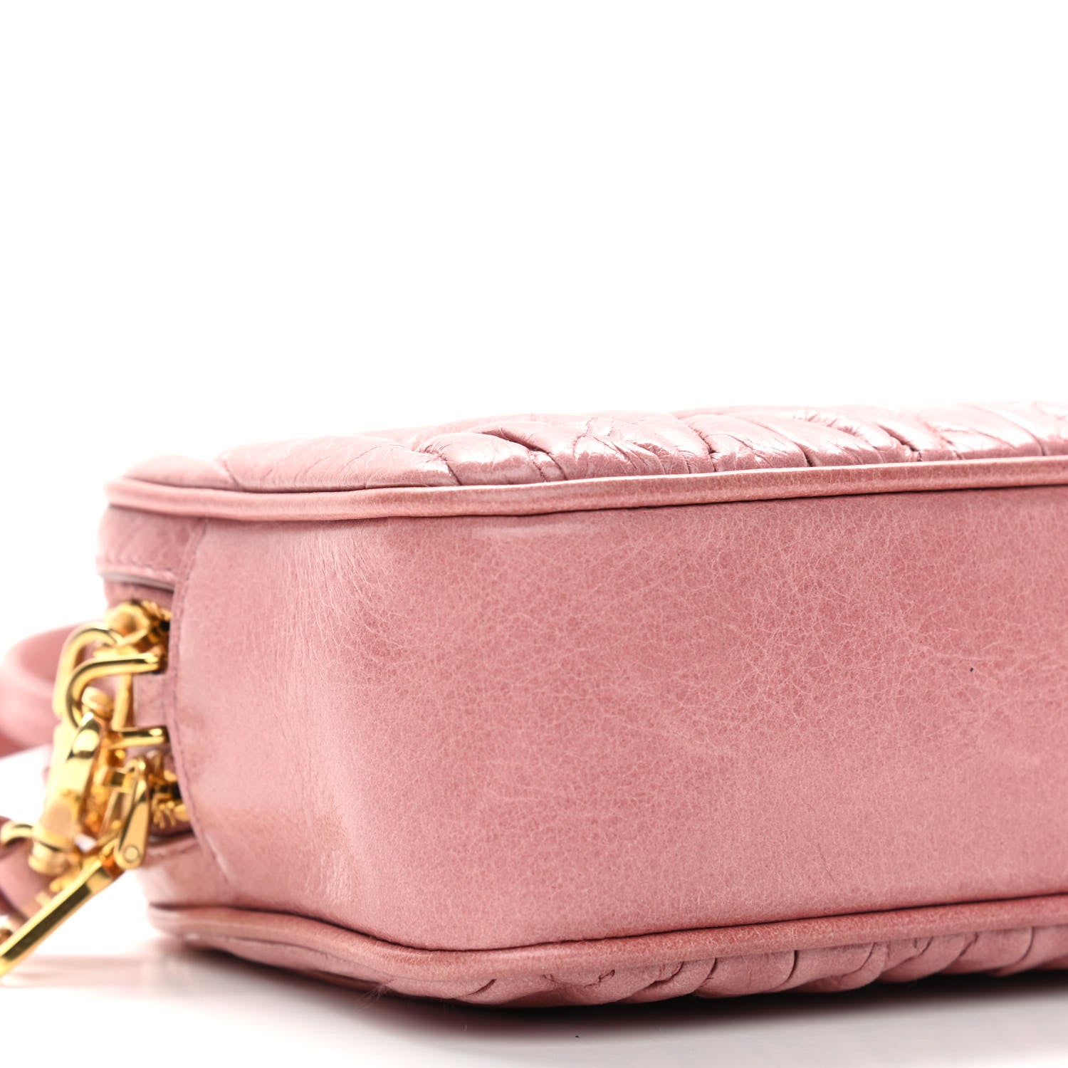 Miu Miu Nappa Matelasse Double Zip Chain Shoulder Bag 9 of 12