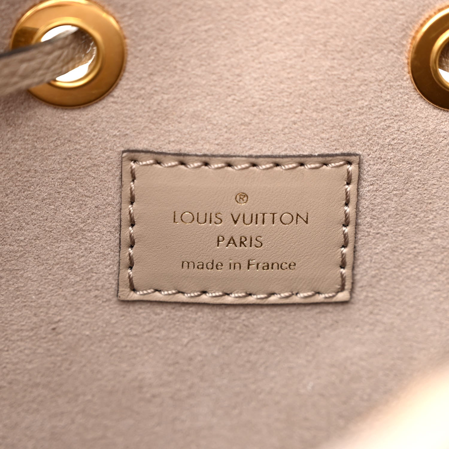 Louis Vuitton Empreinte Monogram Giant Neonoe MM Tourterelle Creme 6 of 9