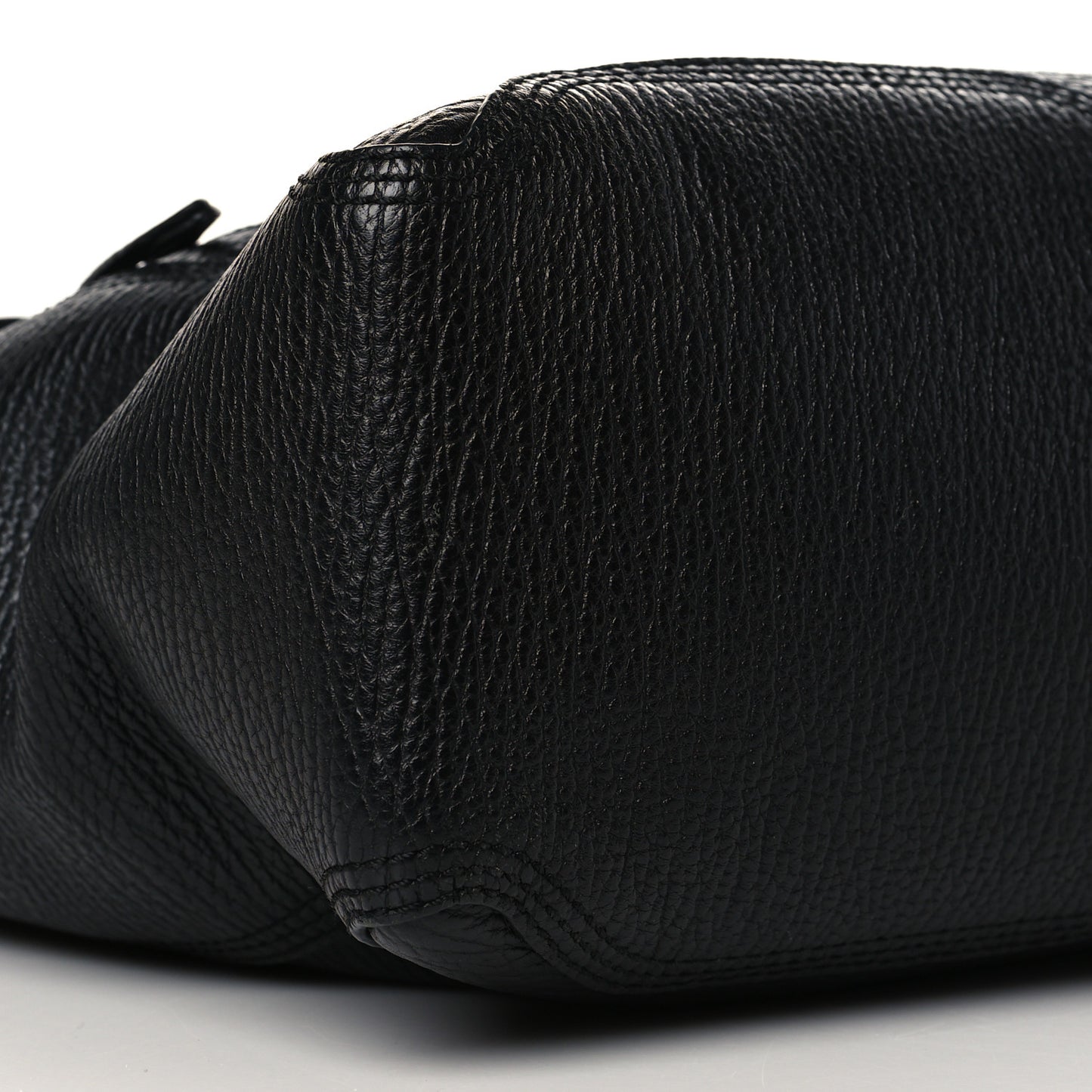 Textured Calfskin Medium Pashli Satchel Black