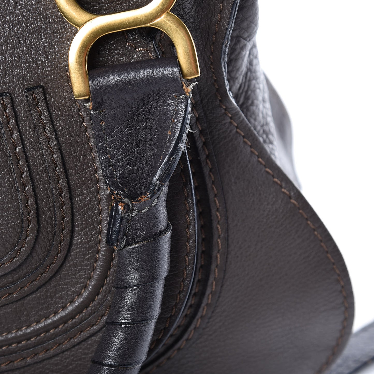 Calfskin Medium Marcie Satchel Ash