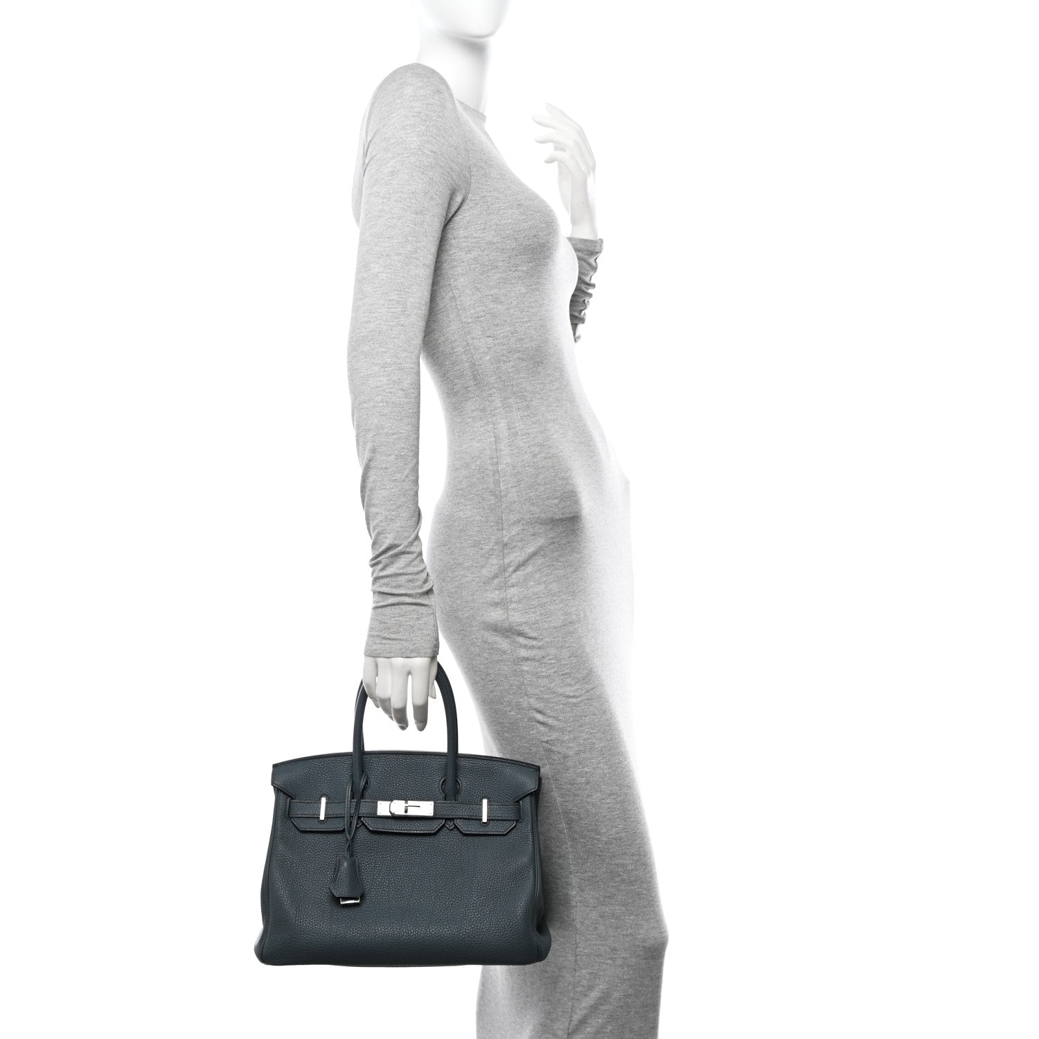 Hermes Togo Birkin 30 Bleu Orage 2 of 10