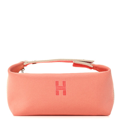 Hermes Canvas Small Bride-A-Brac Pouch Goyave 1 of 9