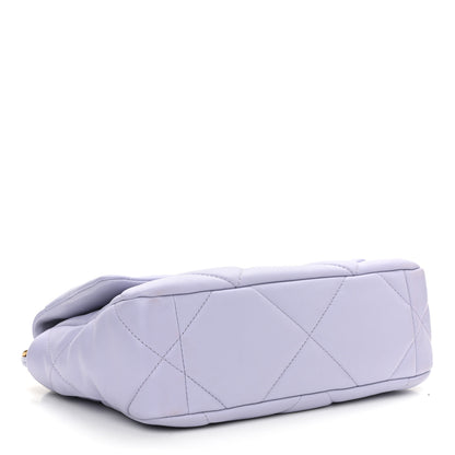 Chanel Lambskin Quilted Medium Chanel 19 Flap Light Purple 3 of 9