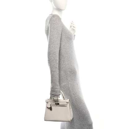 Hermes Togo Kelly Retourne 25 Gris Pale 2 of 15