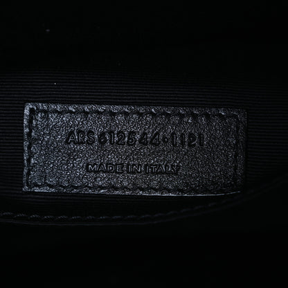 Saint Laurent Calfskin Matelasse Monogram Lou Camera Bag Black 7 of 11