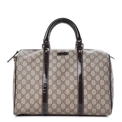 Gucci GG Plus Monogram Medium Joy Boston Dark Brown 1 of 13