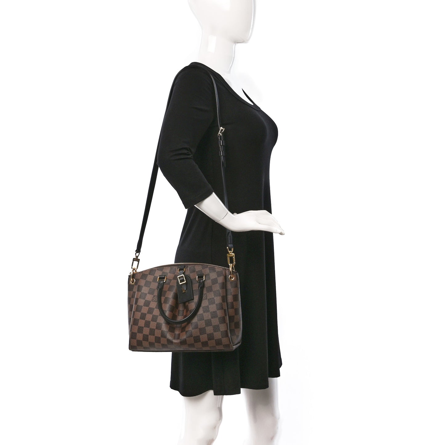 Damier Ebene Odeon Tote PM Black