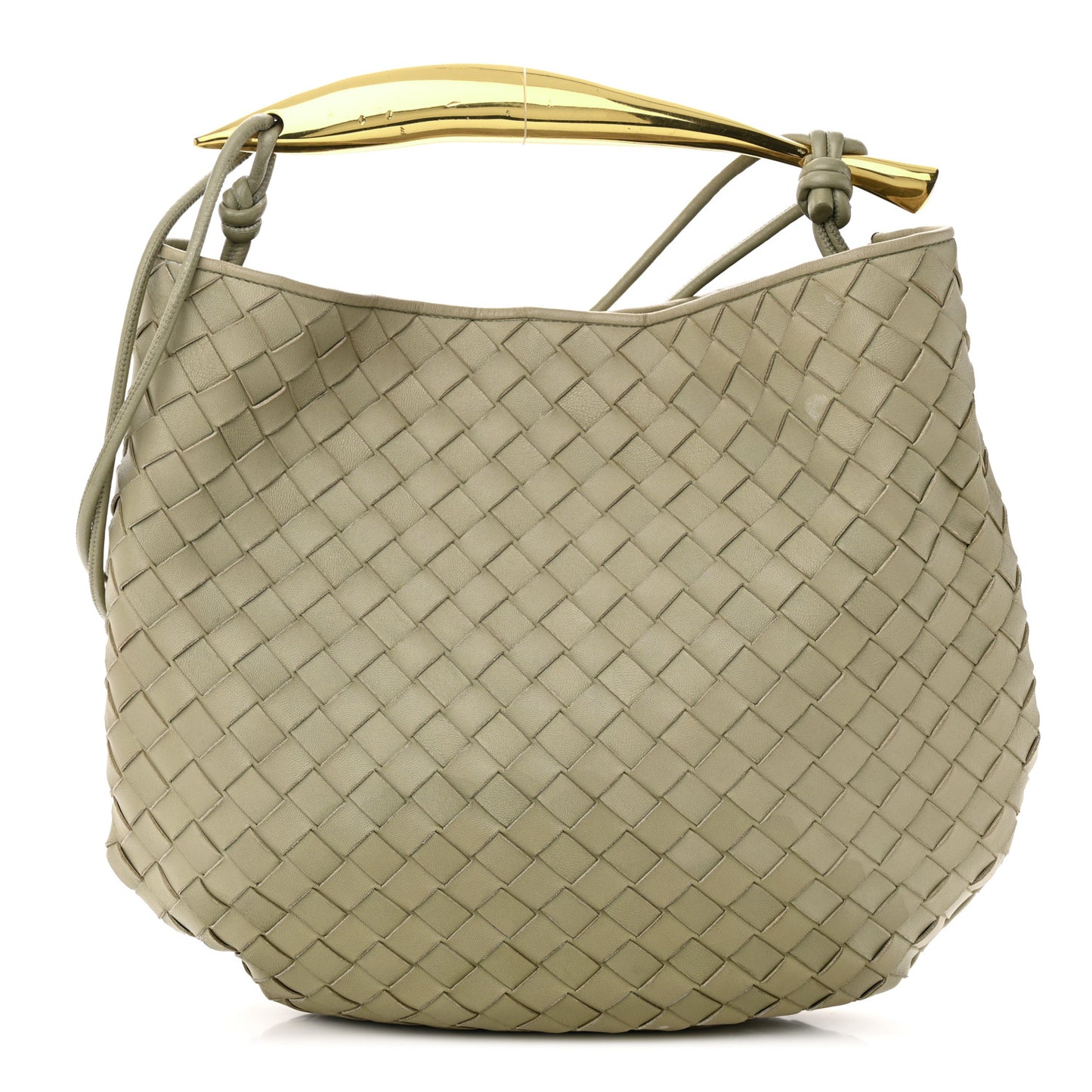 Nappa Intrecciato Medium Sardine Bag Travertine