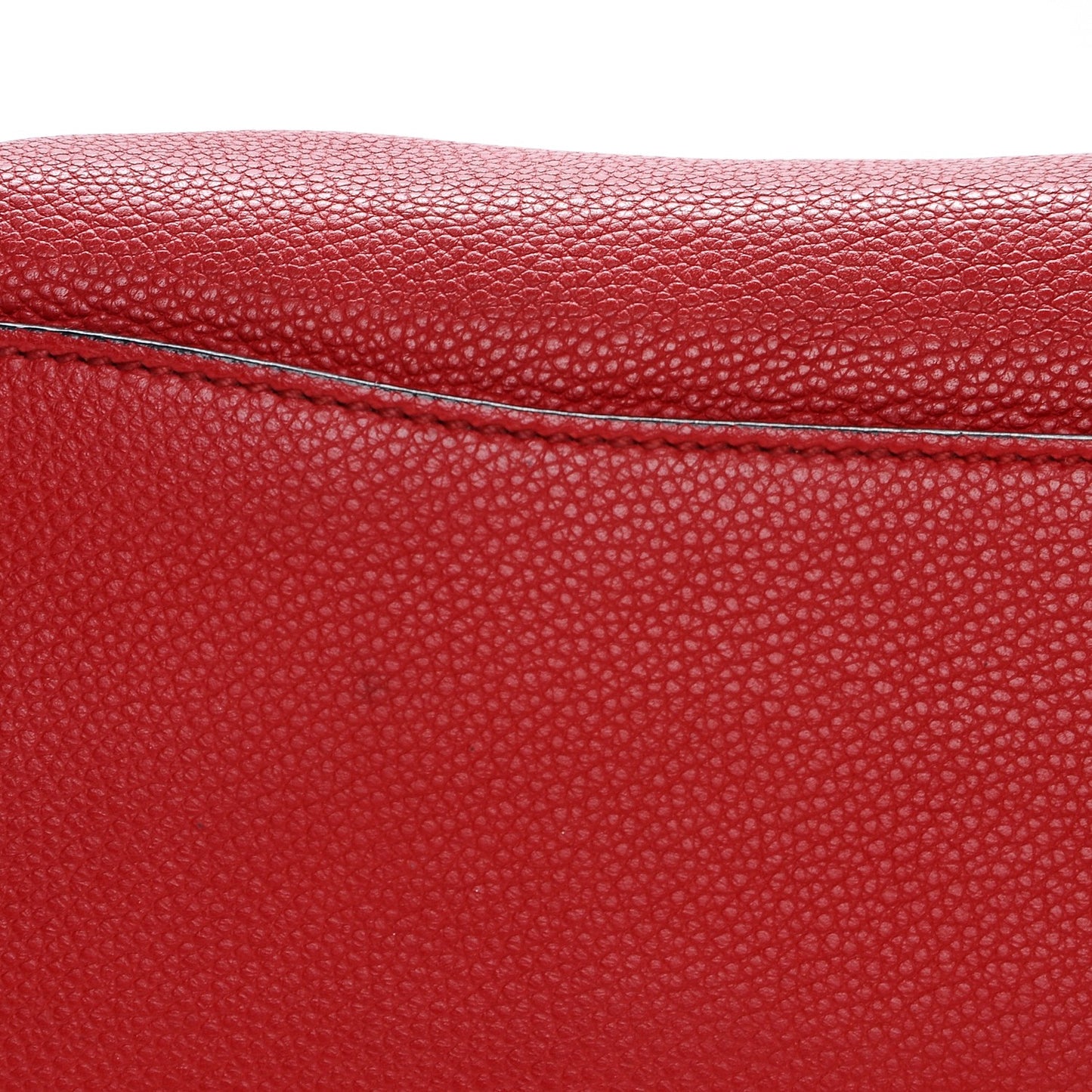 Vitello Grain Tote Fuoco