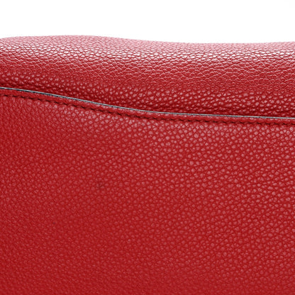 Prada Vitello Grain Tote Fuoco 14 of 19