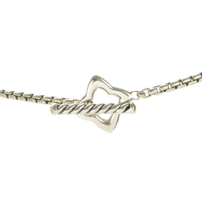 David Yurman Sterling Silver 25mm Quatrefoil Chain Necklace 4 of 6